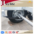 High quality hot Dip galvanized glassfiber boat trailer with parts and rollers with different size for sale